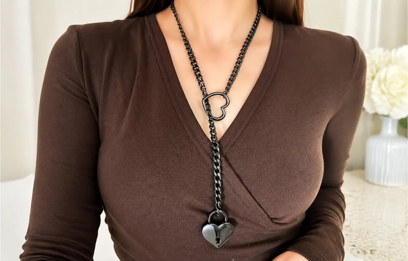 Lock & Key Slip Chain