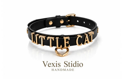 Custom Gold Letter Choker Necklace