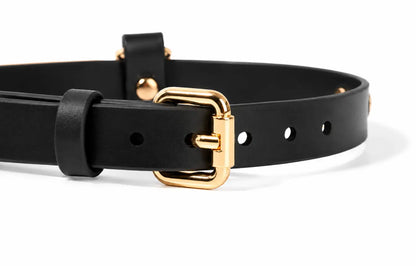 Custom Gold Letter Choker Necklace