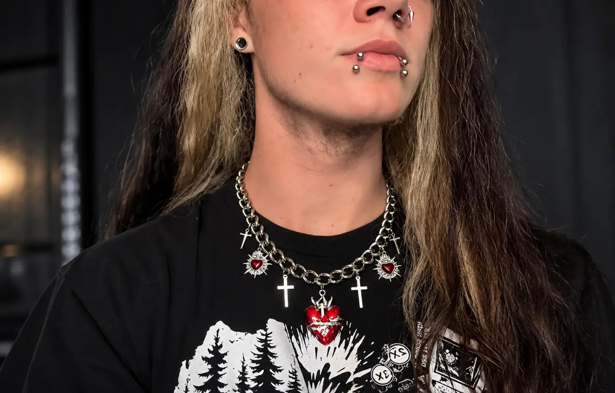 Sacred Relics Gothic Charm Necklace
