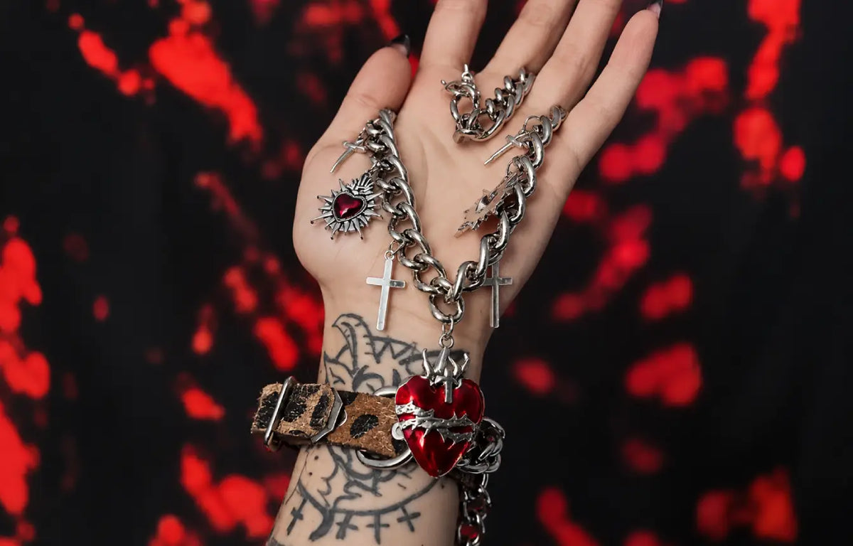 Sacred Relics Gothic Charm Necklace