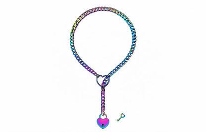 Lock & Key Slip Chain