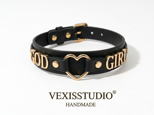Custom Heart Nameplate Choker